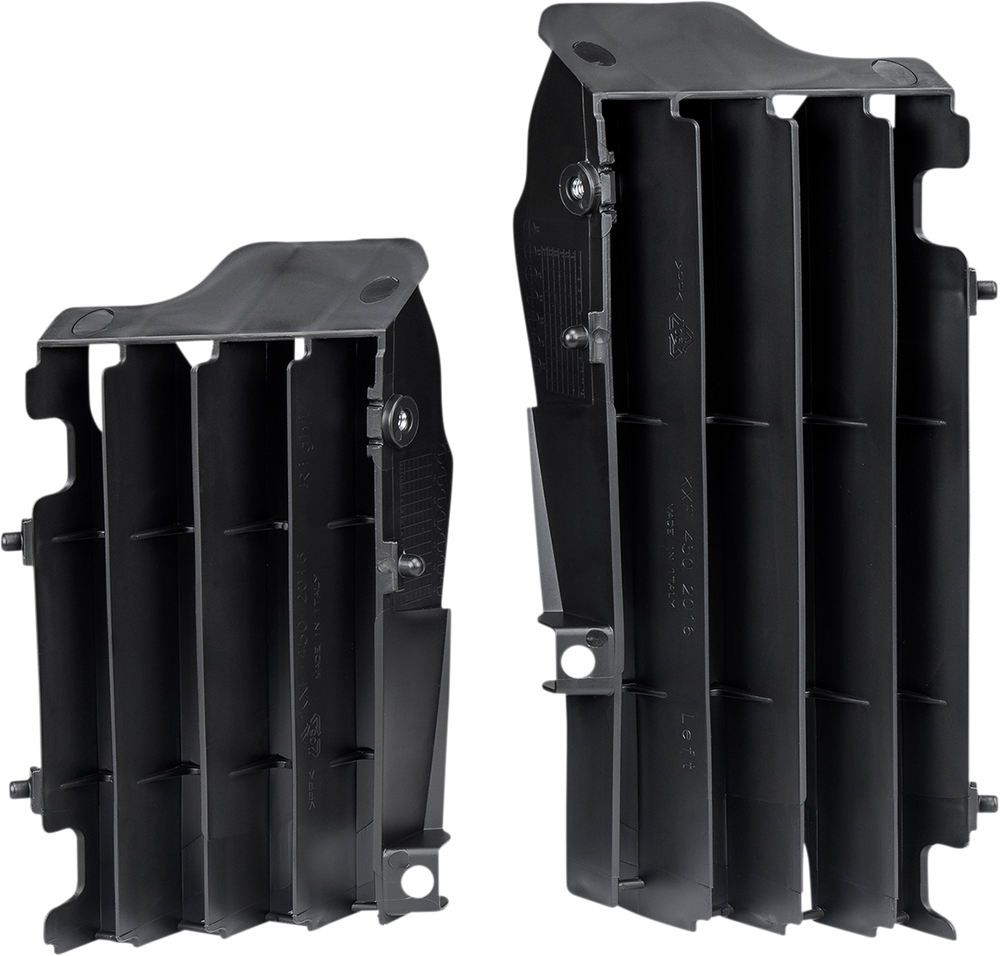 UFO Radiator Louvers - Black - KXF450 AC02470