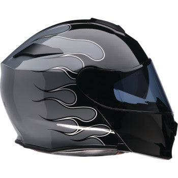 Z1R Solaris 2.0 Modular Helmet - Flame - Black/Gray - Medium 0100-2654