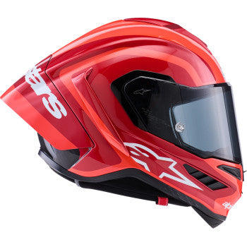ALPINESTARS Supretech R10 Helmet - 22.06 - Arius - Gloss - Black/White/Double Red - 2XL 8203926-1683-2XL