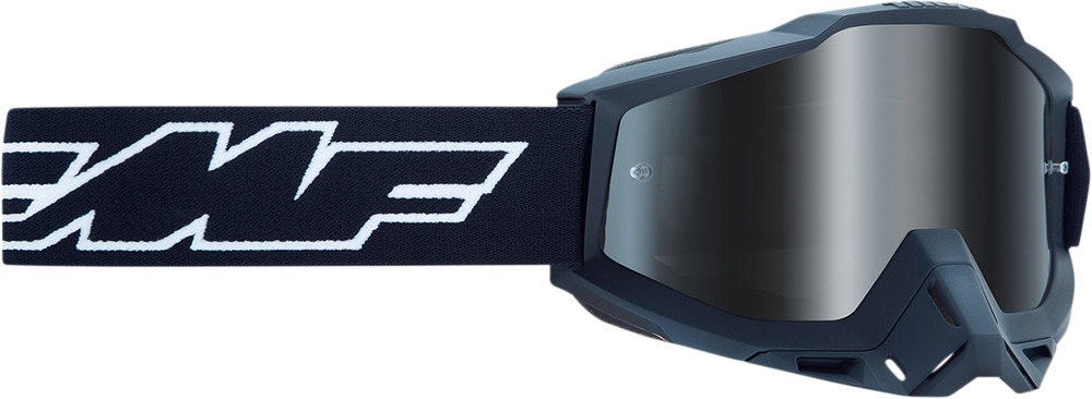 FMF Youth PowerBomb Goggles - Rocket - Black - Silver Mirror F-50048-00001 2601-2999