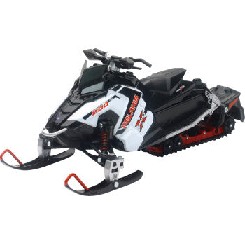 New Ray Toys Polaris Switchback Pro-X 800 - 1:16 Scale - White/Black/Red 57783A