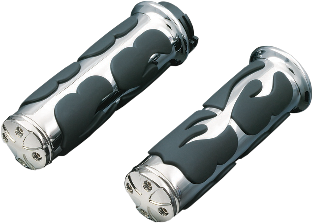 KURYAKYN Grips - ISO® Flame - 1" - TBW 6269