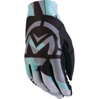 MOOSE OFFROAD MX2™ Gloves - Black/Teal - XL 3330-7960