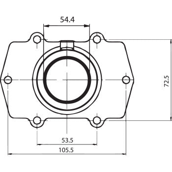 KIMPEX Carburetor Flange - Arctic Cat M5/Sabercat 500 2004-2005 104570