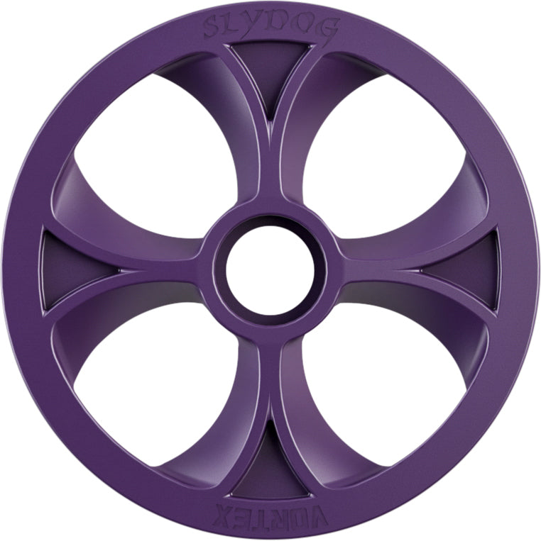 SLYDOG Vortex Bogie Wheel 10" Purple Alpha Wheel A/C BOG100UNVSOLPUR