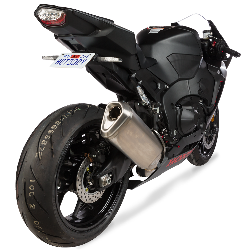 HOTBODIES Plate Bracket Gloss Black Hon 41701-1000