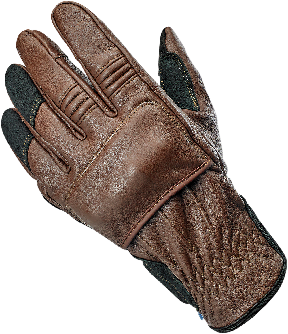 BILTWELL Belden Gloves - Chocolate/Black - XS 1505-0201-301