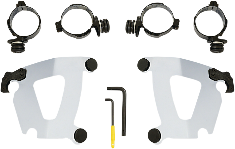 MEMPHIS SHADES Road Warrior Mounting Kit - Polished - FXFB MEK2050