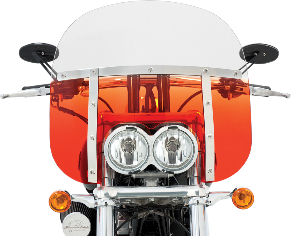 MEMPHIS SHADES Fats Windshield - 13" - Orange - FXDF MEM6637