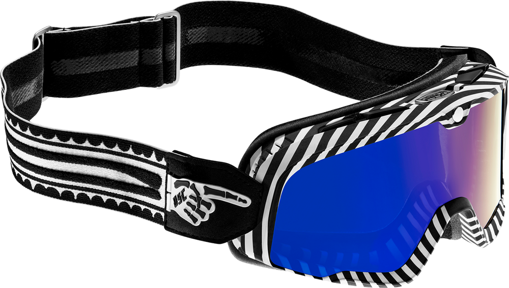100% Barstow Goggles - Death Spray - Blue Mirror 50000-00002