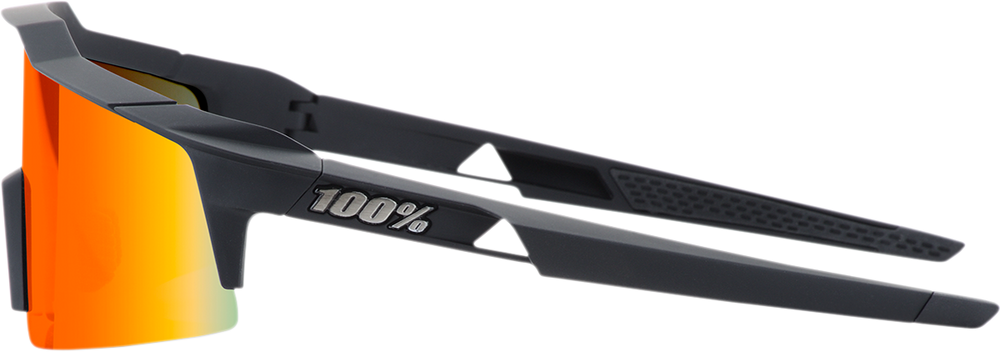 100% Speedcraft SL Sunglasses - Black - Red Mirror 60008-00005