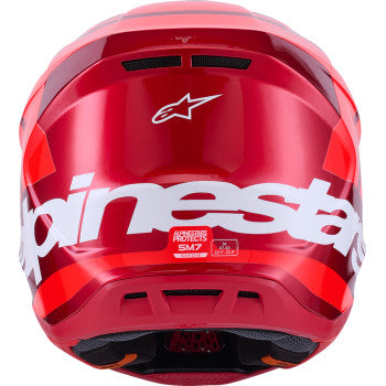 ALPINESTARS SM7 Helmet - Core - Gloss Red - Large 8301826-3127-L