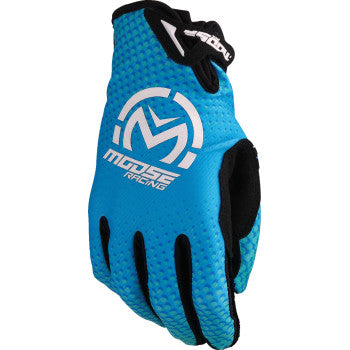 MOOSE RACING SX1™ Gloves - Blue - Large 3330-8056