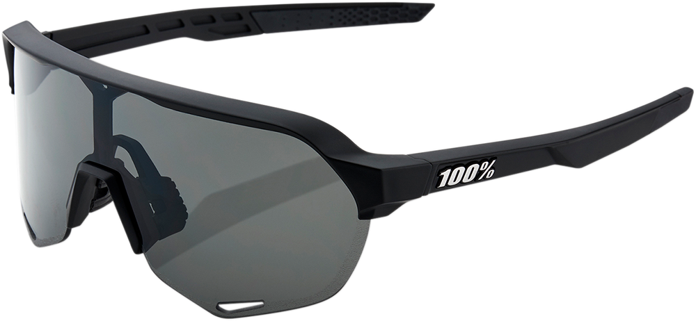 100% S2 Sunglasses - Black - Smoke 60006-00000