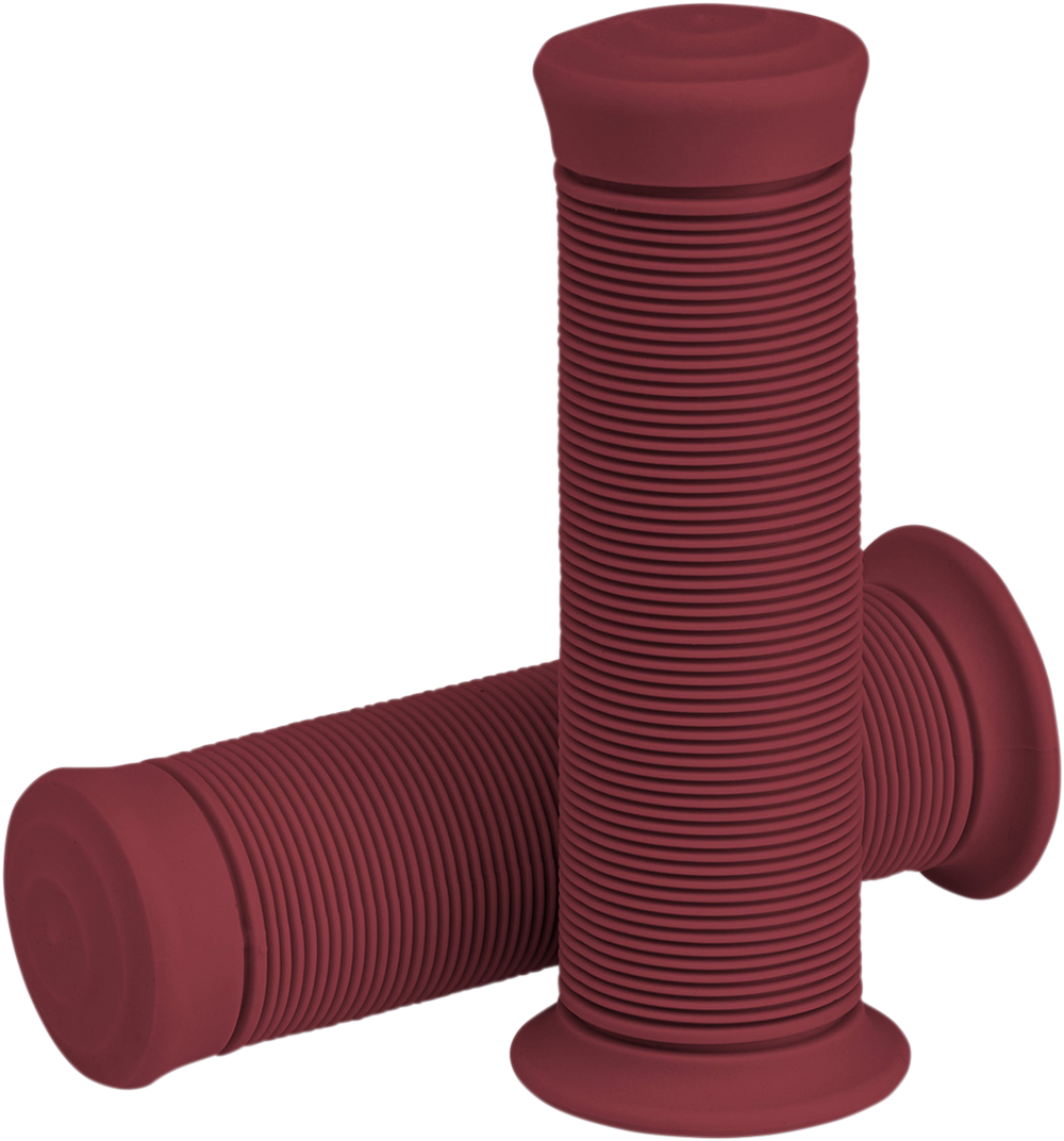 BILTWELL Grips - Kung Fu - 1" - Oxblood 6701-0301