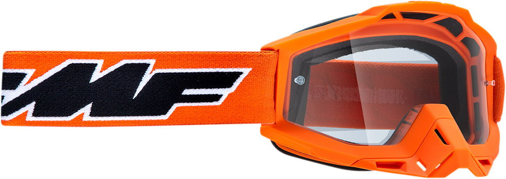 FMF Youth PowerBomb Goggles - Rocket - Orange - Clear F-50047-00003 2601-2995