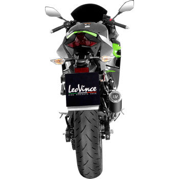 LEOVINCE LV Corsa S Black Edition Slip-On Muffler - Kawasaki Ninja 400/500 1811-4839 15400SBU
