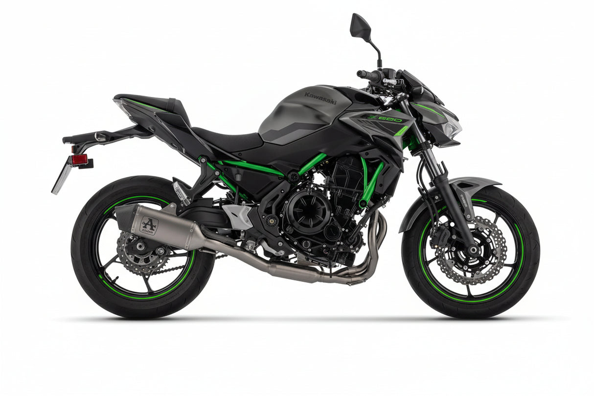 KAWASAKI Z650 / NINJA 650 / VERSYS 650 E5+ 2025 FULL SYSTEM WITH VELOCE TITANIUM SILENCER - 77501vl