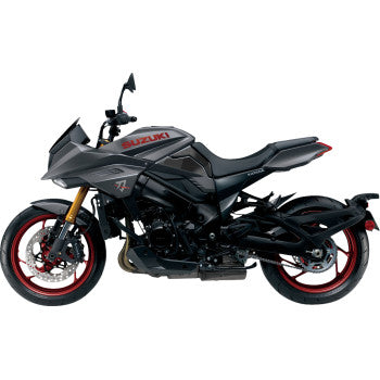 STOMPGRIP Traction Pad Tank Grips - Icon - Black - Katana 55-14-0187B