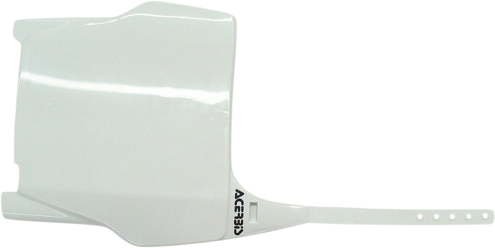 ACERBIS Front Number Plate - White N/F 02-03 CR125/250 2042210002