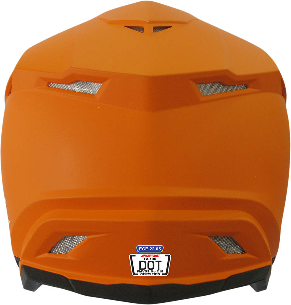 AFX FX-19R Helmet - Matte Orange - 2XL 0110-7050