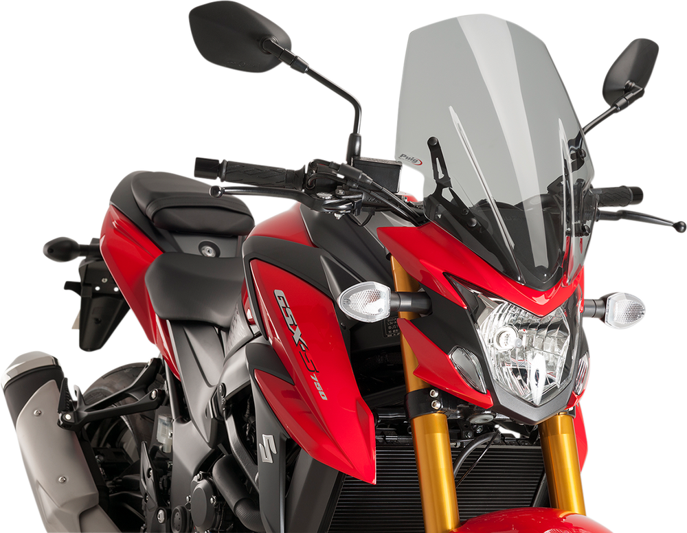 PUIG HI-TECH PARTS Race Windscreen - Smoke - Tour - Suzuki 9436H