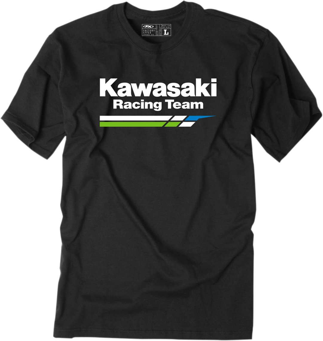 FACTORY EFFEX Kawasaki Racing T-Shirt - Black - 2XL 18-87108