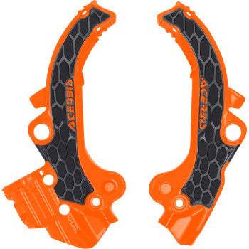 X-Grip Frame Guards - Black/Orange - SX 65