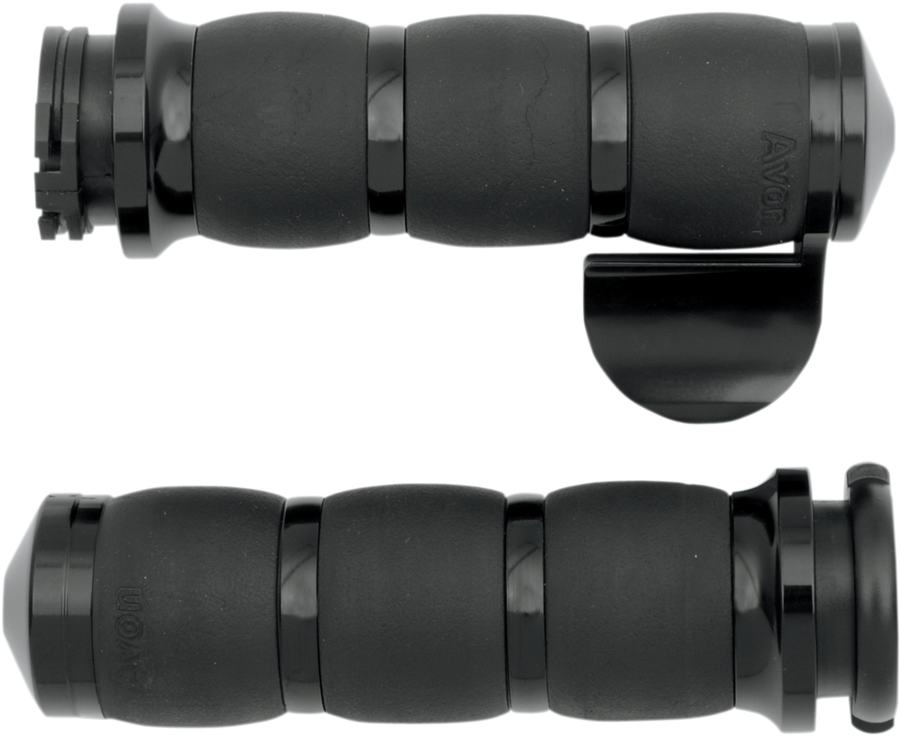 AVON GRIPS Grips - Velvet Air - Throttle Boss - Black AIR-96-BOSS