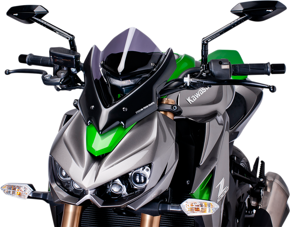PUIG HI-TECH PARTS New Generation Windscreen - Dark Smoke - Z1000 7011F