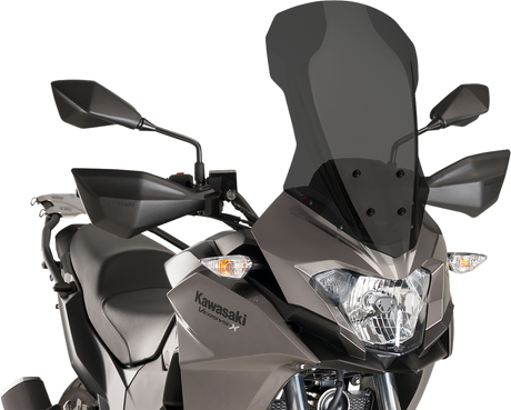 PUIG HI-TECH PARTS Race Windscreen - Clear - Tour - Kawasaki 9710F