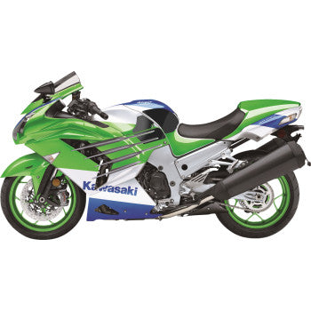 STOMPGRIP Traction Pad Tank Grips - Icon - Black - Ninja ZX-14 55-14-0042B