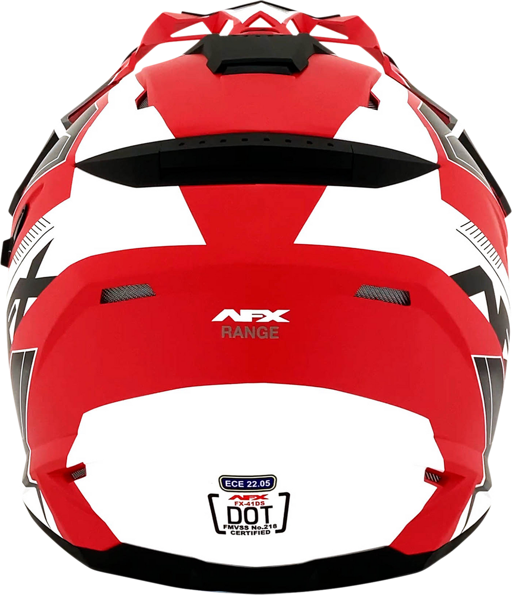 AFX FX-41 Helmet - Range - Matte Red - XL 0140-0069