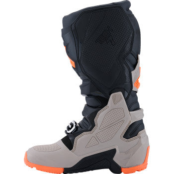 ALPINESTARS Tech 7 Enduro Boots - Black/Warm Gray/Fluorescent Orange - US 13 2010426-1562-13