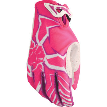 MOOSE RACING Agroid™ Pro Gloves - Pink/White - Large 3330-8099