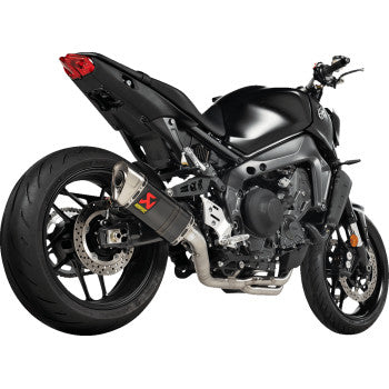 AKRAPOVIC Racing Line Exhaust System - Carbon Fiber/Titanium - Yamaha MT-09 2021-2025 S-Y9R18-APC 1810-3214