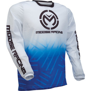 MOOSE RACING Sahara Jersey - Blue/White - Small 29107930