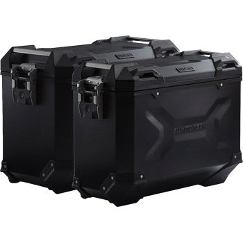 SW-MOTECH TRAX ADV Aluminum Case System - Black - Ducati Multistrada 1200 '10-'14 KFT.22.140.70000/B