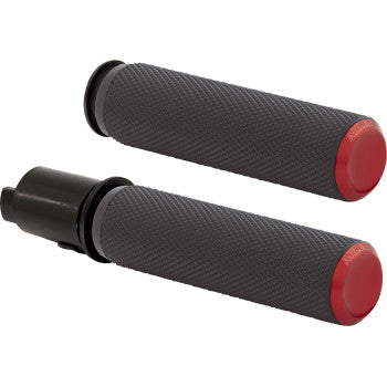 ARLEN NESS Grips - Knurled - TBW - Red 500-055