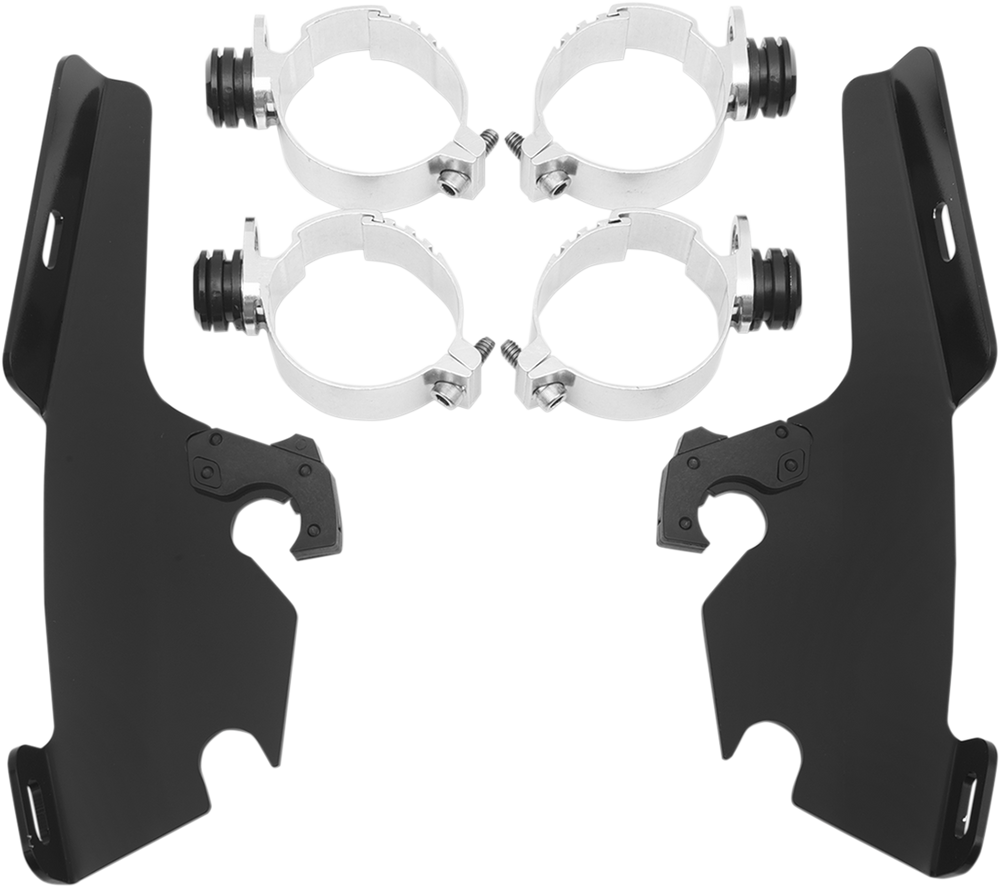 MEMPHIS SHADES Batwing Trigger Lock Mounting Kit - Valkyrie - Black MEM8999