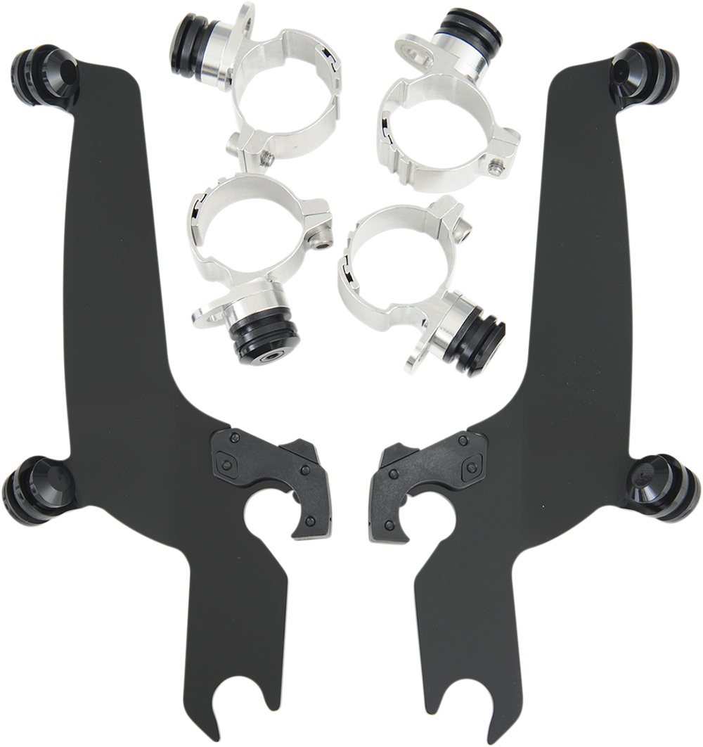MEMPHIS SHADES Trigger Lock Sportshield Mounting Kit - VN900 Custom - Black MEB8934