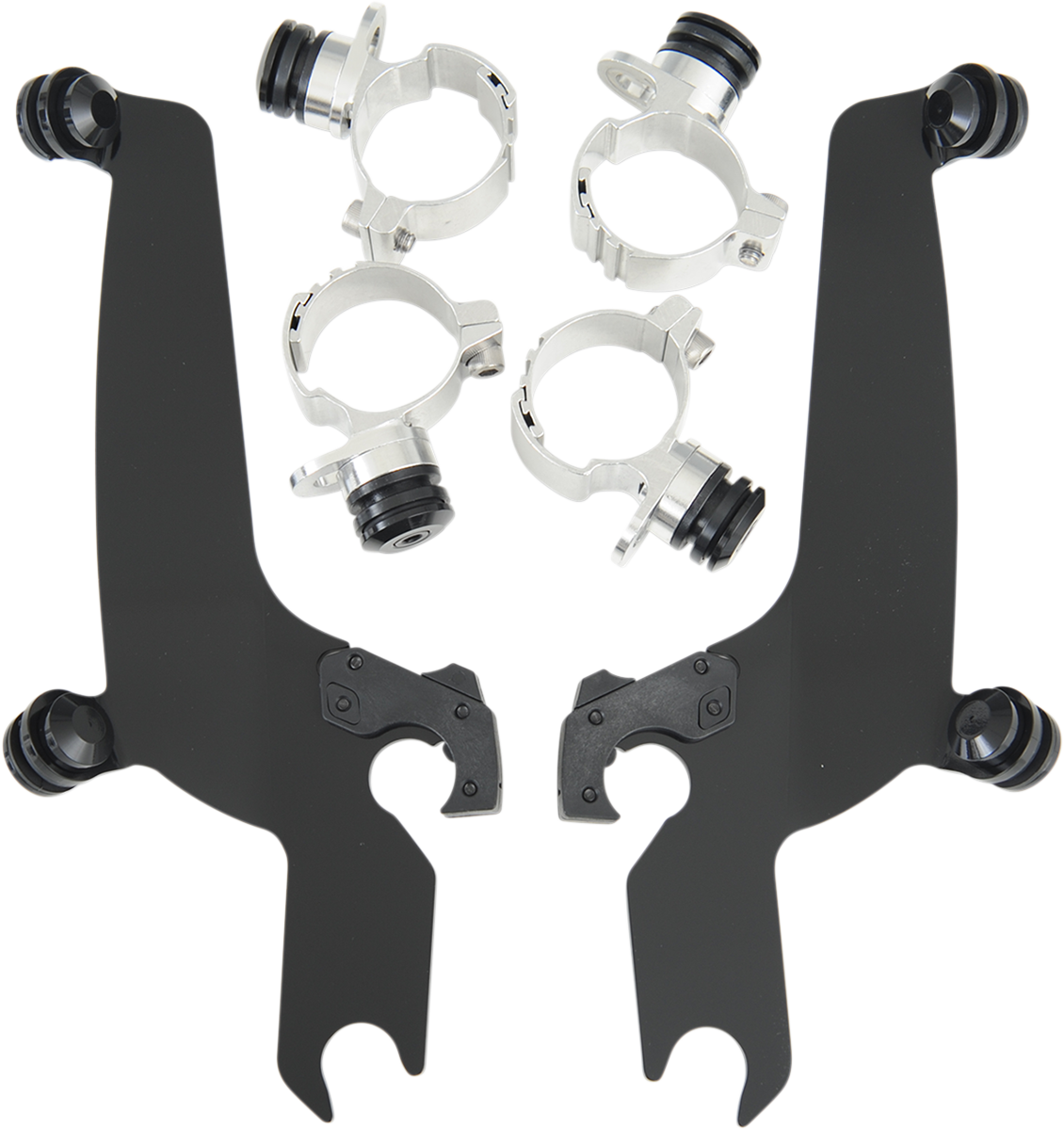 MEMPHIS SHADES Trigger Lock Sportshield Mounting Kit - VN900 Custom - Black MEB8934