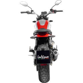 LEOVINCE LV-10 Slip-On Muffler - Carbon Fiber Scrambler 2023-2024 15266C