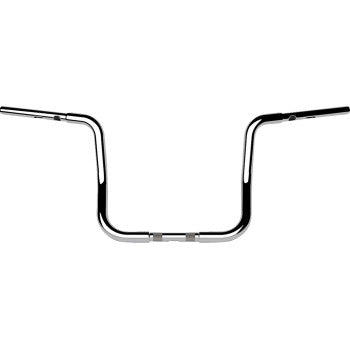 LA CHOPPERS Handlebar - Twin Round - 1-1/4" x 12" - Chrome Glide 2023-2024 LA-7347-12