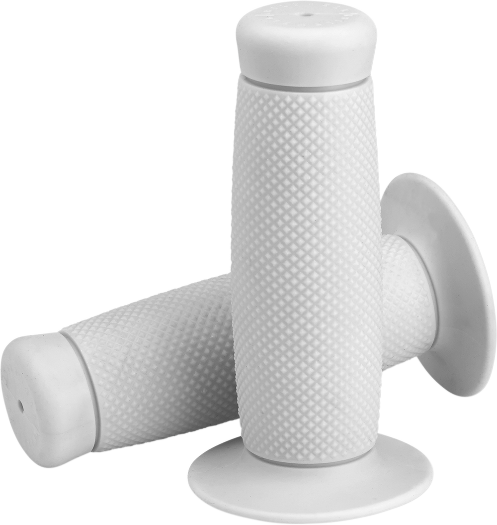 BILTWELL Grips - Renegade - 7/8" - White 6704-0278