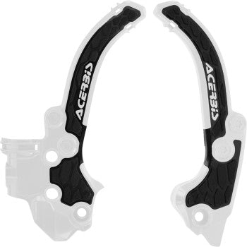 ACERBIS X-Grip Frame Guards - Black/White - SX 50 2024-2025 2985911035