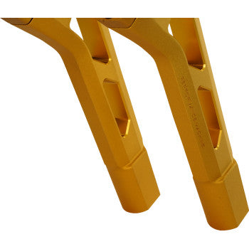 PERFORMANCE MACHINE (PM) Handlebar Assembly - Internal Wiring - Gold Ops 0208-2195M-SMG