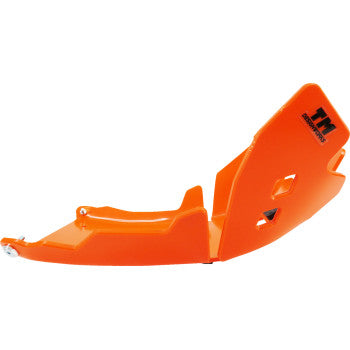 T.M. DESIGNWORKS Skid Plate - Orange - Gas Gas | Husqvarna | KTM KTMC-258-OR