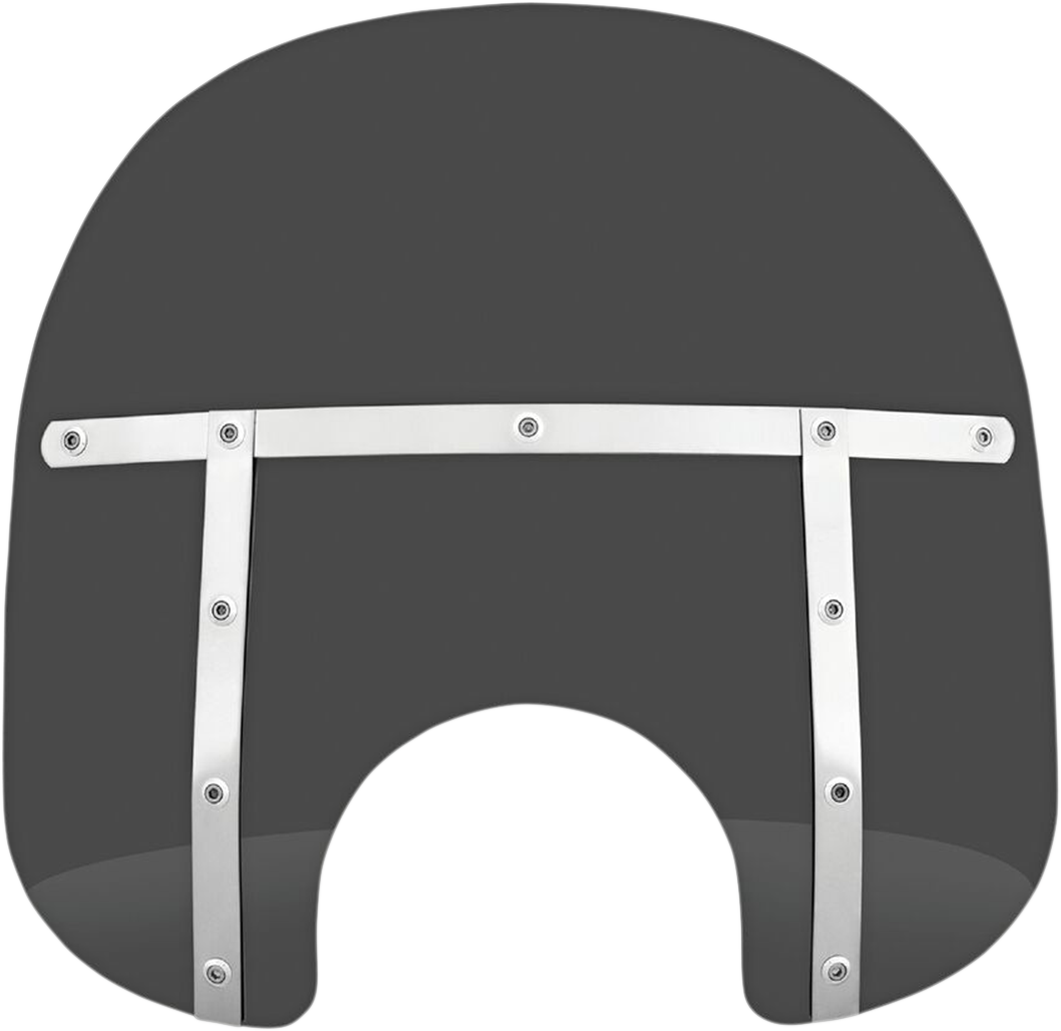 MEMPHIS SHADES Fats Windshield - 15" - 7" Headlight - Dark Black Smoke MEM31210