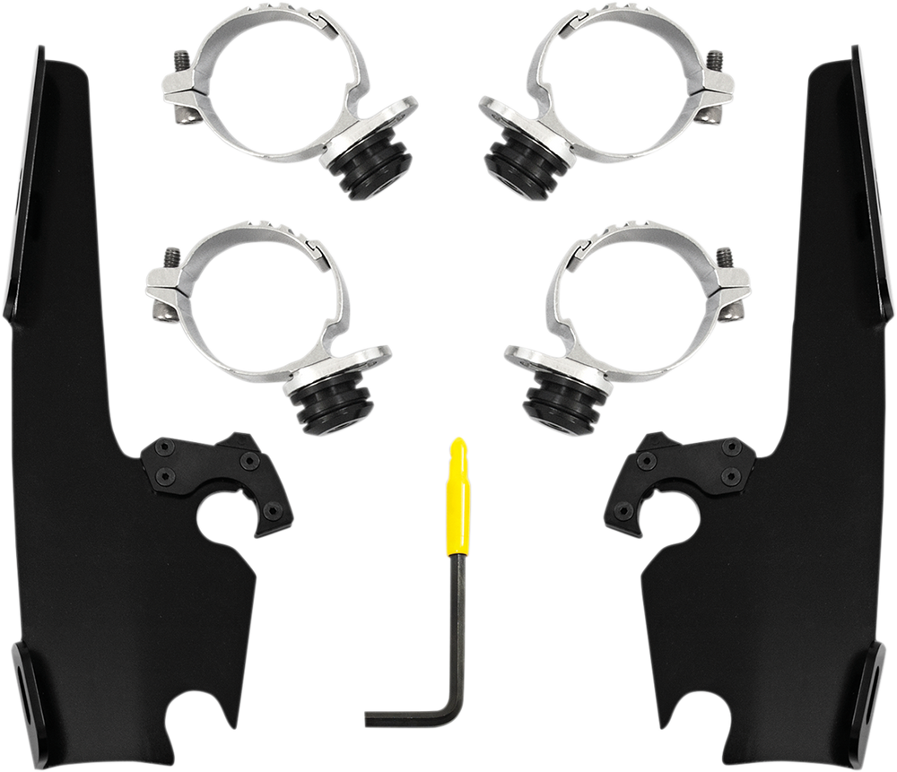 MEMPHIS SHADES Batwing - Mounting Kit - Black - FXLR MEB2036